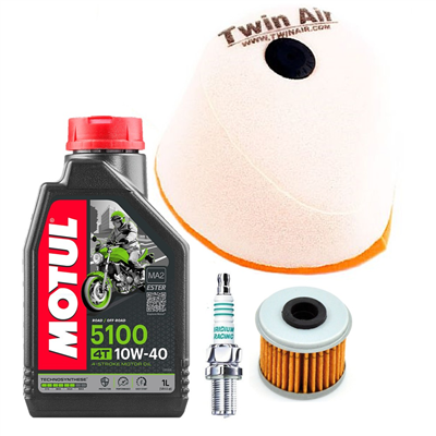 HONDA CRF 250 R 05-09 olej+filtry+świeca-93712