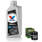 PIAGGIO 125 ZIP X-EVO X-8 X-9 olej+filtr