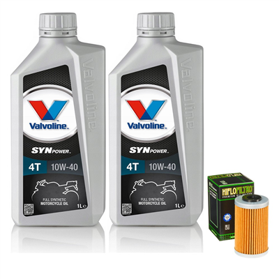 KTM 250 EXC-F SX-F XC-F XCF-W olej+filtr-93354