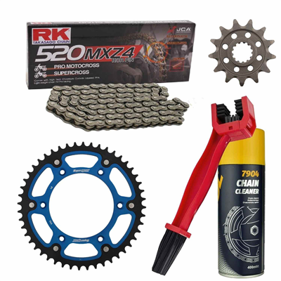 YAMAHA WR 250 F 99-00 zestaw napęd-owy RK SPX BLUE-75928