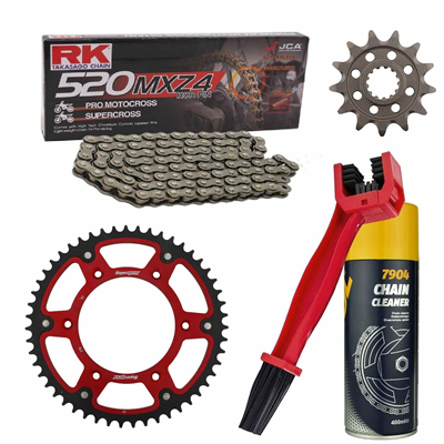 HONDA XR 650 R 00-07 zestaw napęd-owy RK SPX RED-75970