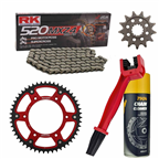 HONDA XR 650 R 00-07 zestaw napęd-owy RK SPX RED