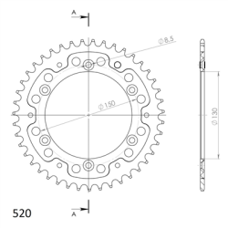 YAMAHA WR 250 R 08-21 zestaw napęd-owy SUPERSPROX-75998