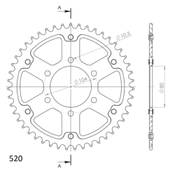 KAWASAKI ER-6F ER-6N 06-14 zestaw napęd-owy SPX-76640
