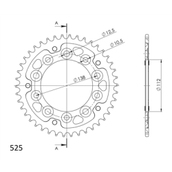 HONDA VT 750 DC 01-07 zestaw napęd-owy SUPERSPROX-93657