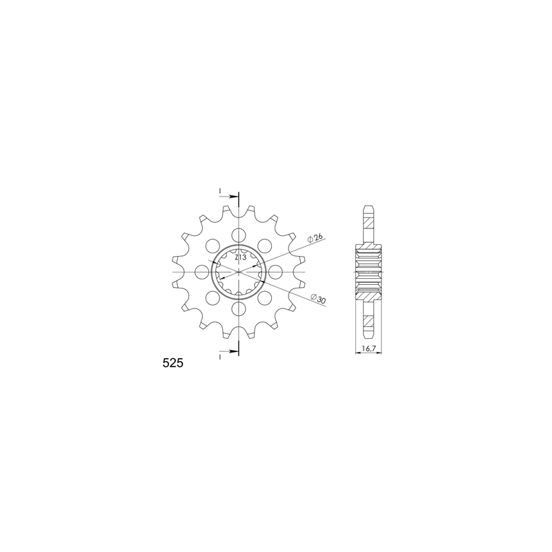 HONDA CB 600 F HORNET 07-13 zestaw napęd-owy SPX-93675