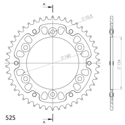 HONDA CBR 600 F SPORT 01-02 zestaw napęd-owy SPX-77250