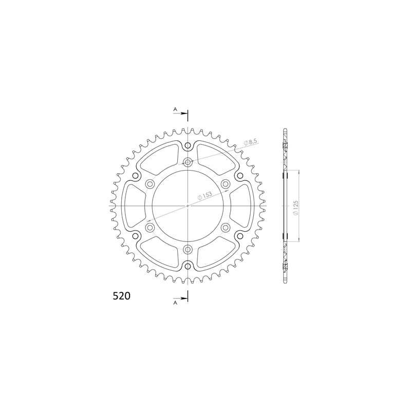 HONDA CRF 250 R X 04- zestaw napęd-owy SUPERSPROX-77750