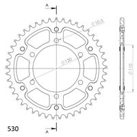 YAMAHA YZF R1 SP 06-08 zestaw napęd-owy SUPERSPROX-78410