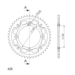 SUZUKI RM 85 02-12 zestaw napęd-owy SUPERSPROX-78833