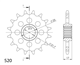 HONDA CBR 500 R RA 13- zestaw napęd-owy SUPERSPROX-60322
