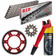 YAMAHA YZF-R6 06-20 zestaw napęd-owy SPX RED-79425