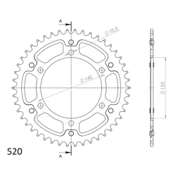 YAMAHA XJ 600 N 98-00 zestaw napęd-owy SUPERSPROX-79679