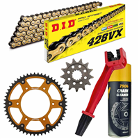 YAMAHA DTR 125 90- DT125 RE X -06 zestaw napęd-owy-85119