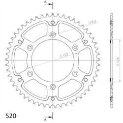 HONDA CRF 250 X 04-17 zestaw napęd-owy SUPERSPROX-85297