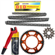 KTM 125 EXC 95-97 LC2 97-98 zestaw napęd-owy SPX-85796