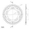 TRIUMPH 865 SCRAMBLER 06-15 zestaw napęd-owy SPX-86018