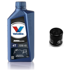 PIAGGIO 125 ZIP X-EVO X-8 X-9 olej+filtr