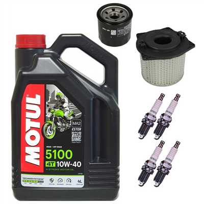 SUZUKI GSX-F GSX 750 F 98-06 olej+filtry+świece-69301