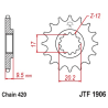 GAS GAS 65 MC 2021- zestaw napęd-owy SUPERSPROX-98431