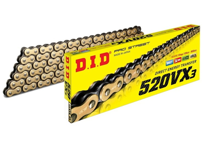 ZŁOTY ŁAŃCUCH NAPĘDOWY DID 520VX3 G&B 106 OGNIW-68897