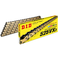 ZŁOTY ŁAŃCUCH NAPĘDOWY DID 525VX3 G&B 120 OGNIW-71980