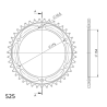 HONDA VFR 800 F 14-20 X 15-20 zestaw napęd-owy SPX-99543