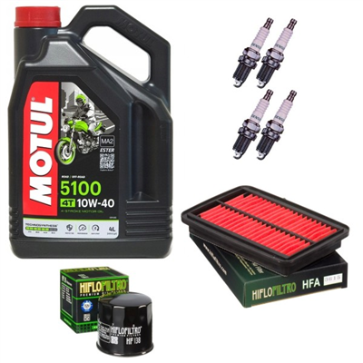 SUZUKI GSF 600 BANDIT 00-04 olej+filtry+świece-69138