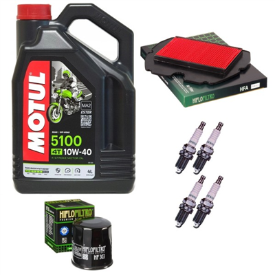 HONDA CBR 600 F2 / F HURRICANE 91-94 olej+filtry+świece-69141