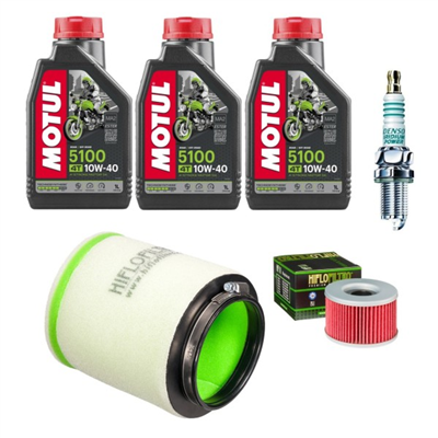 HONDA TRX680 TRX 680 FOUR-TRAX RINCON 2006- olej+filtry+świeca-69139