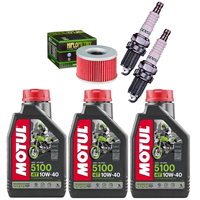 HONDA GL 500 SILVER-WING / I INTERSTATE 1979-1984 olej+filtr+świece-55170