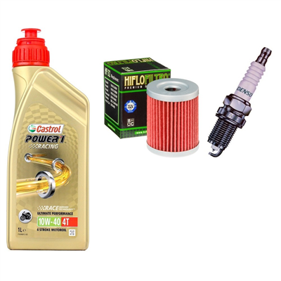 KAWASAKI KLX 125 L 03-06 olej+filtr+świeca-100604