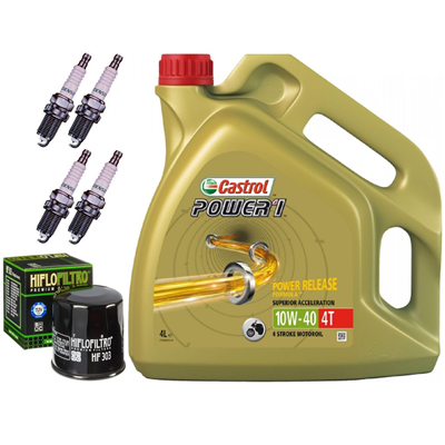 HONDA CBR 600 F1 (PC19) 87-88 olej+filtr+świece-100618