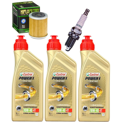 YAMAHA YFM 350 X WARRIOR 87-04 olej+filtr+świeca-100666