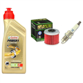 HONDA CRF 250 R 05-15 / X 07-15 olej+filtr+świeca-100714
