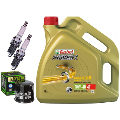 KAWASAKI GPZ EX 500 D NINJA 500R olej+filtr+świece-100758