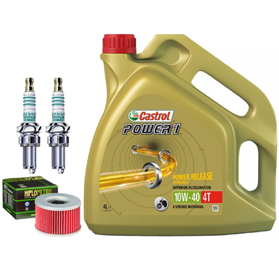 HONDA CX 650 TC-D TURBO (RC16) olej+filtr+świece-100843