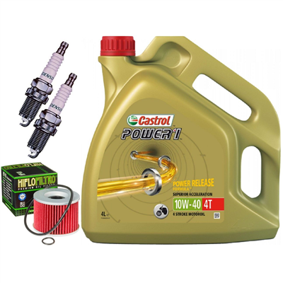 KAWASAKI Z440 A C D H LTD 80-86 olej+filtr+świece-100855