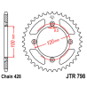 YAMAHA YZ 85 02-18 zestaw napęd.owy DID JT-65140
