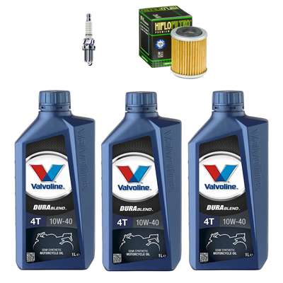 YAMAHA YFM 350 X WARRIOR 87-04 olej+filtr+świeca-100967