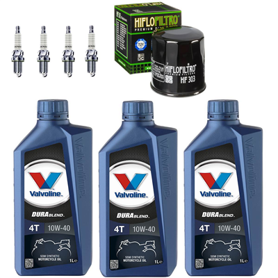 HONDA NTV 650 REVERE 88-97 olej+filtr+świece-100986