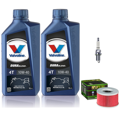 HONDA CB 250 75-88 olej+filtr+świeca-101011