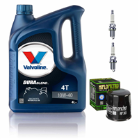 KAWASAKI EN 500 A B C VULCAN 500 olej+filtr+świece-101045