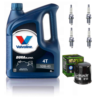 KAWASAKI ZZ-R 600 90-01 07-08 olej+filtr+świece-101058