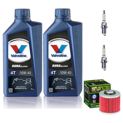 YAMAHA XVS 125 DRAG-STAR 00-04 olej+filtr+świece-101186