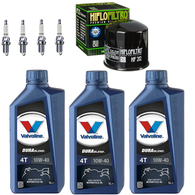 HONDA CBX 750 F (RC17) 82-86 olej+filtr+świece-101149