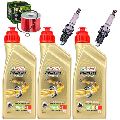 KAWASAKI Z400 B / D / G / H 74- olej+filtr+świece-100854