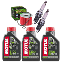 KAWASAKI Z400 B / D / G / H 74- olej+filtr+świece-55463