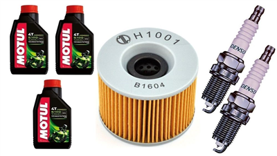 KAWASAKI Z400 B / D / G / H 74- olej+filtr+świece-31354