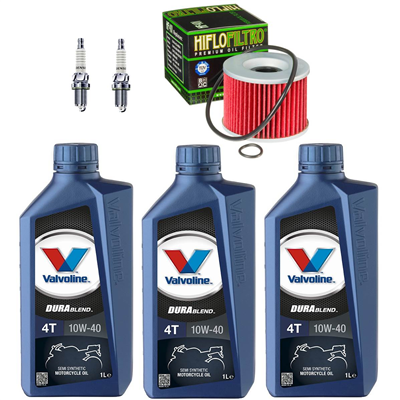 KAWASAKI Z400 B / D / G / H 74- olej+filtr+świece-101138